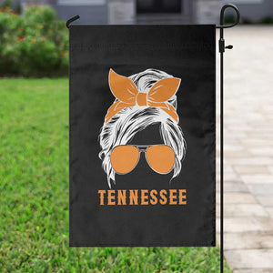 Tennessee Fan Garden Flag Volunteers College Football Lover Game Day Messy Bun TS10 Print Your Wear