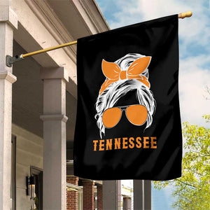 Tennessee Fan Garden Flag Volunteers College Football Lover Game Day Messy Bun TS10 Print Your Wear