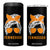 Tennessee Fan 4 in 1 Can Cooler Tumbler Volunteers College Football Lover Game Day Messy Bun TS10 One Size: 16 oz Black Print Your Wear