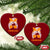 Tennessee Fan Ceramic Ornament Volunteers College Football Lover Game Day Messy Bun TS10 Print Your Wear