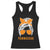 Tennessee Fan Racerback Tank Top Volunteers College Football Lover Game Day Messy Bun TS10 Black Print Your Wear
