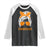 Tennessee Fan Raglan Shirt Volunteers College Football Lover Game Day Messy Bun TS10 Black White Print Your Wear