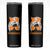 Tennessee Fan Skinny Tumbler Volunteers College Football Lover Game Day Messy Bun TS10 Black Print Your Wear