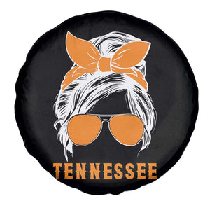 Tennessee Fan Spare Tire Cover Volunteers College Football Lover Game Day Messy Bun TS10 Print Your Wear