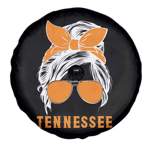 Tennessee Fan Spare Tire Cover Volunteers College Football Lover Game Day Messy Bun TS10 Print Your Wear