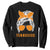 Tennessee Fan Sweatshirt Volunteers College Football Lover Game Day Messy Bun TS10 Black Print Your Wear