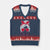 Alabama Fan V-Neck Knit Sweater Vest Bama Football Lover Game Day Messy Bun TS10 Navy Red Print Your Wear
