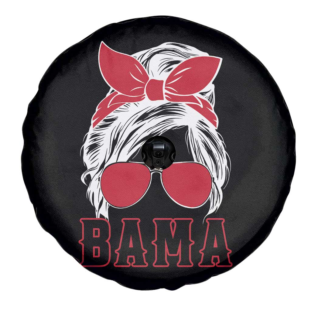Alabama Fan Spare Tire Cover Bama Football Lover Game Day Messy Bun TS10 Print Your Wear