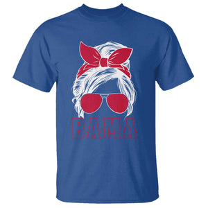 Alabama Fan T Shirt Bama Football Lover Game Day Messy Bun TS10 Royal Blue Print Your Wear