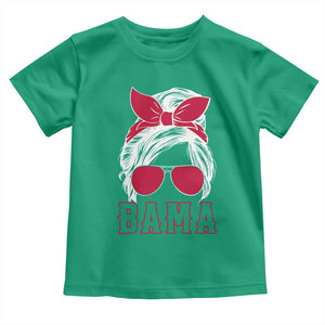 Alabama Fan Toddler T Shirt Bama Football Lover Game Day Messy Bun TS10 Irish Green Print Your Wear