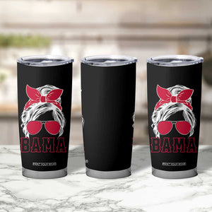Alabama Fan Tumbler Cup Bama Football Lover Game Day Messy Bun TS10 Print Your Wear