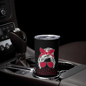 Alabama Fan Tumbler Cup Bama Football Lover Game Day Messy Bun TS10 Print Your Wear