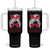 Alabama Fan Tumbler With Handle Bama Football Lover Game Day Messy Bun - Print Your Wear