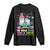 Metastatic Breast Cancer Awareness Ghost Long Sleeve Shirt Halloween Green Teal Pink Ribbon TS10 Black Print Your Wear