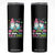 Metastatic Breast Cancer Awareness Ghost Skinny Tumbler Halloween Green Teal Pink Ribbon TS10 Black Print Your Wear