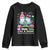 Metastatic Breast Cancer Awareness Ghost Youth Sweatshirt Halloween Green Teal Pink Ribbon TS10 Black Print Your Wear