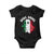 Gabagool Ghost Italian Baby Onesie Funny Halloween Costume Gaba Ghoul Pun TS10 Black Print Your Wear