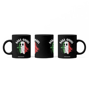 Gabagool Ghost Italian Coffee Mug Funny Halloween Costume Gaba Ghoul Pun - Print Your Wear