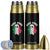 Gabagool Ghost Italian Bullet Tumbler Funny Halloween Costume Gaba Ghoul Pun - Print Your Wear