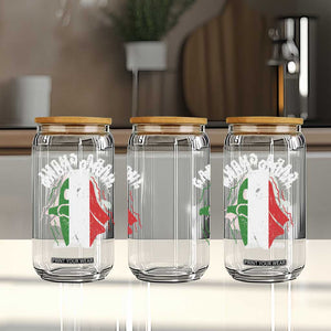 Gabagool Ghost Italian Glass Can Funny Halloween Costume Gaba Ghoul Pun - Print Your Wear