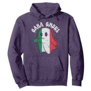 Gabagool Ghost Italian Hoodie Funny Halloween Costume Gaba Ghoul Pun TS10 Purple Print Your Wear
