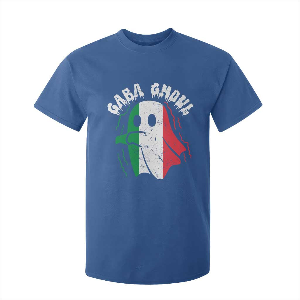 Gabagool Ghost Italian T Shirt For Kid Funny Halloween Costume Gaba Ghoul Pun TS10 Royal Blue Print Your Wear
