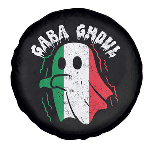 Gabagool Ghost Italian Spare Tire Cover Funny Halloween Costume Gaba Ghoul Pun TS10 Print Your Wear