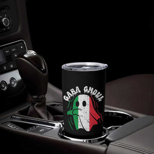Gabagool Ghost Italian Tumbler Cup Funny Halloween Costume Gaba Ghoul Pun - Print Your Wear