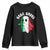 Gabagool Ghost Italian Youth Sweatshirt Funny Halloween Costume Gaba Ghoul Pun TS10 Black Print Your Wear