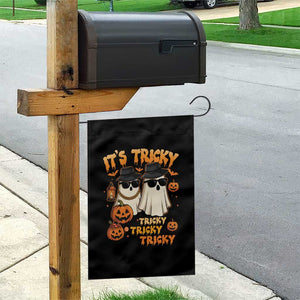Funny Ghost Garden Flag It's Tricky Tricky Tricky 90s Nostalgia Halloween Costume TS10 Print Your Wear