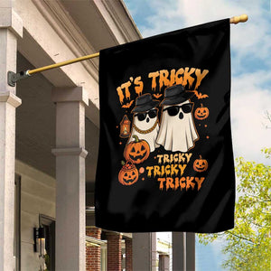 Funny Ghost Garden Flag It's Tricky Tricky Tricky 90s Nostalgia Halloween Costume TS10 Print Your Wear