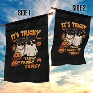 Funny Ghost Garden Flag It's Tricky Tricky Tricky 90s Nostalgia Halloween Costume TS10 Print Your Wear