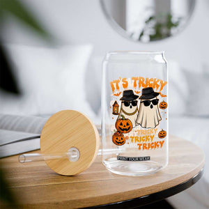 Funny Ghost Glass Can It's Tricky Tricky Tricky 90s Nostalgia Halloween Costume TS10 Print Your Wear
