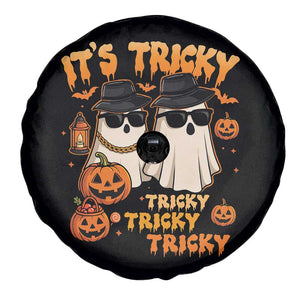 Funny Ghost Spare Tire Cover It's Tricky Tricky Tricky 90s Nostalgia Halloween Costume TS10 Print Your Wear