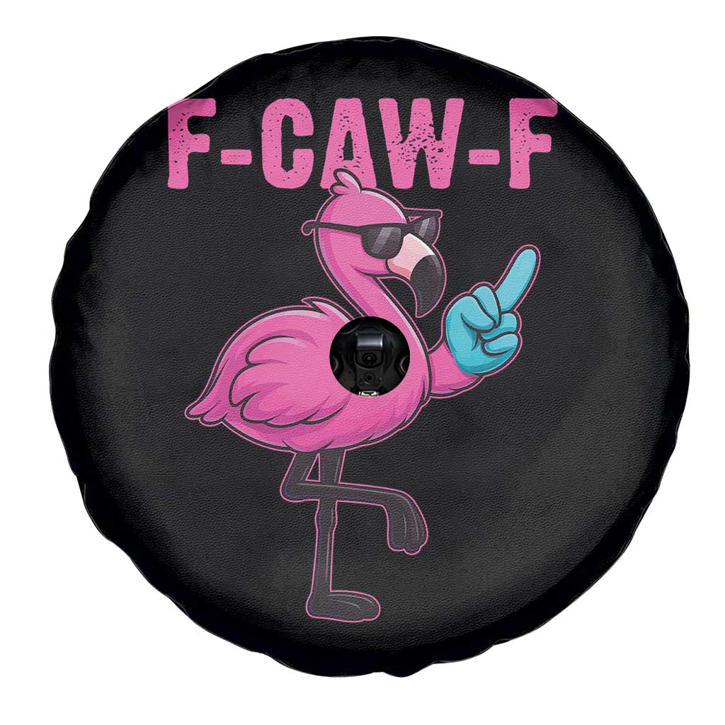 Funny F-Caw-F Flamingo Spare Tire Cover Adult Humor TS10 Print Your Wear