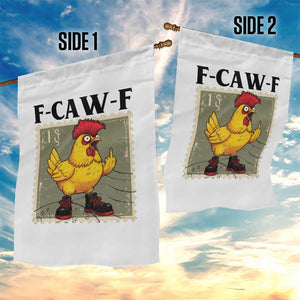 F Caw F Screaming Chicken Garden Flag Metal Heavy Punk Rock Music TS10 Print Your Wear