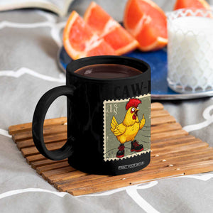 F Caw F Screaming Chicken Coffee Mug Metal Heavy Punk Rock Music TS10 Print Your Wear