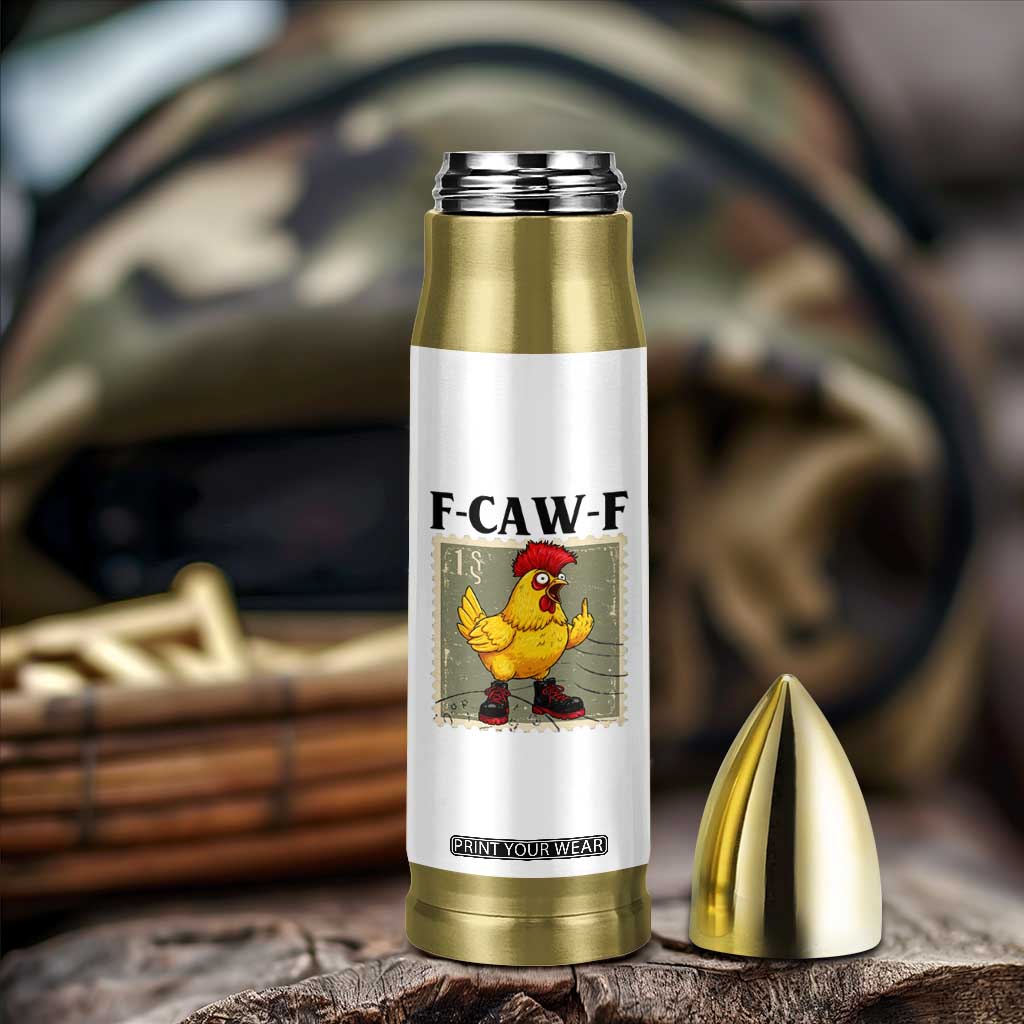 F Caw F Screaming Chicken Bullet Tumbler Metal Heavy Punk Rock Music TS10 Print Your Wear