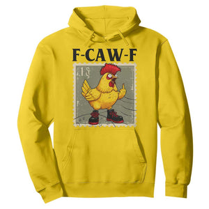 F Caw F Screaming Chicken Hoodie Metal Heavy Punk Rock Music TS10 Daisy Print Your Wear