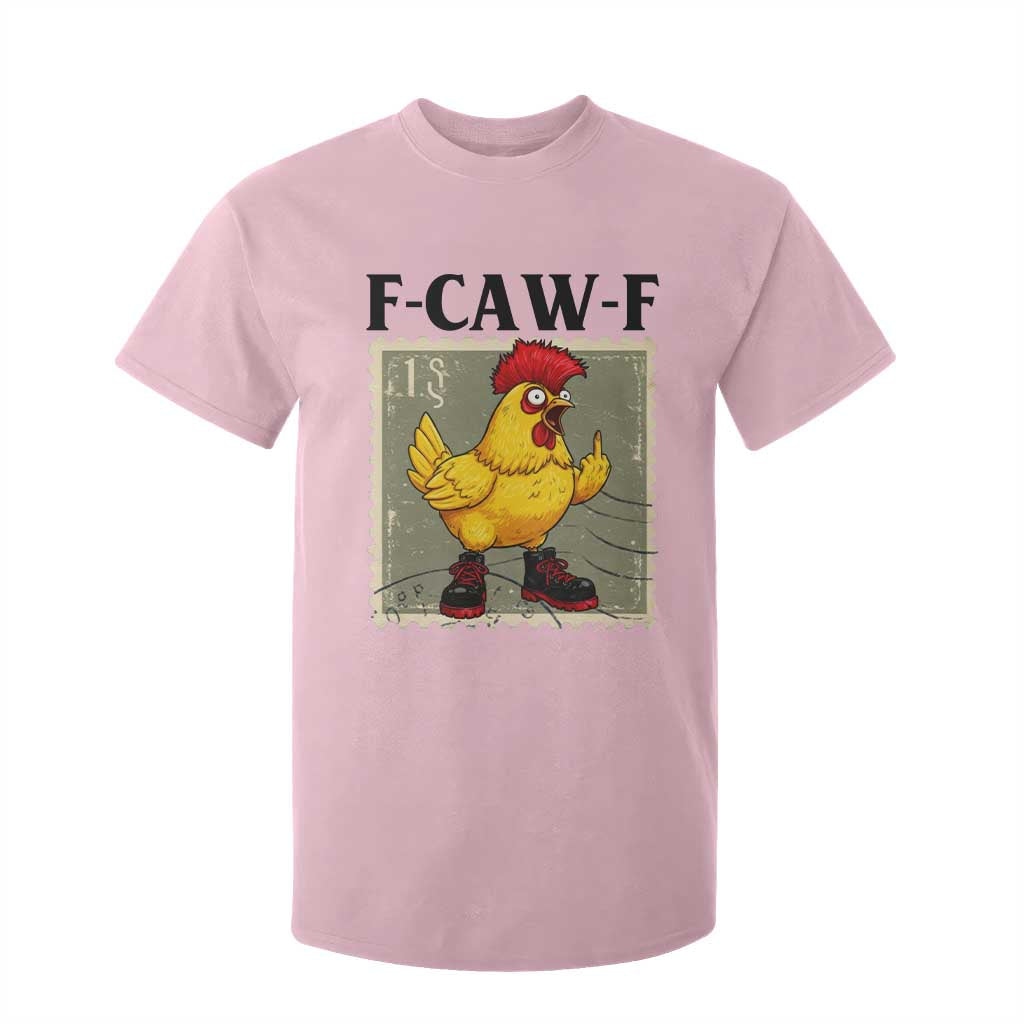 F Caw F Screaming Chicken T Shirt For Kid Metal Heavy Punk Rock Music TS10 Light Pink Print Your Wear