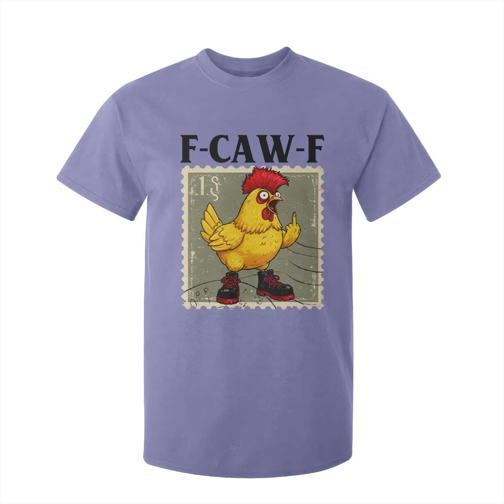 F Caw F Screaming Chicken T Shirt For Kid Metal Heavy Punk Rock Music TS10 Violet Print Your Wear