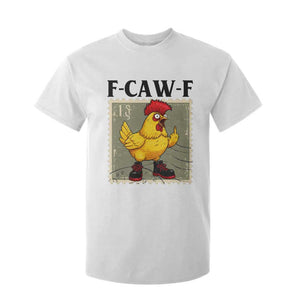F Caw F Screaming Chicken T Shirt For Kid Metal Heavy Punk Rock Music TS10 White Print Your Wear