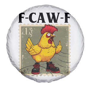 F Caw F Screaming Chicken Spare Tire Cover Metal Heavy Punk Rock Music TS10 Print Your Wear