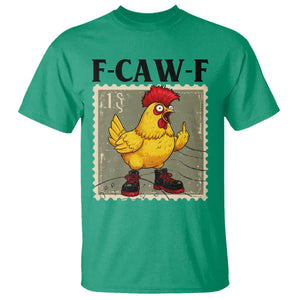 F Caw F Screaming Chicken T Shirt Metal Heavy Punk Rock Music TS10 Irish Green Print Your Wear