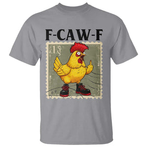 F Caw F Screaming Chicken T Shirt Metal Heavy Punk Rock Music TS10 Sport Gray Print Your Wear