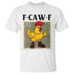 F Caw F Screaming Chicken T Shirt Metal Heavy Punk Rock Music TS10 White Print Your Wear