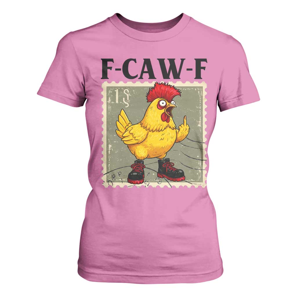 F Caw F Screaming Chicken T Shirt For Women Metal Heavy Punk Rock Music TS10 Azalea Print Your Wear