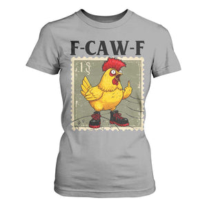 F Caw F Screaming Chicken T Shirt For Women Metal Heavy Punk Rock Music TS10 Sport Gray Print Your Wear