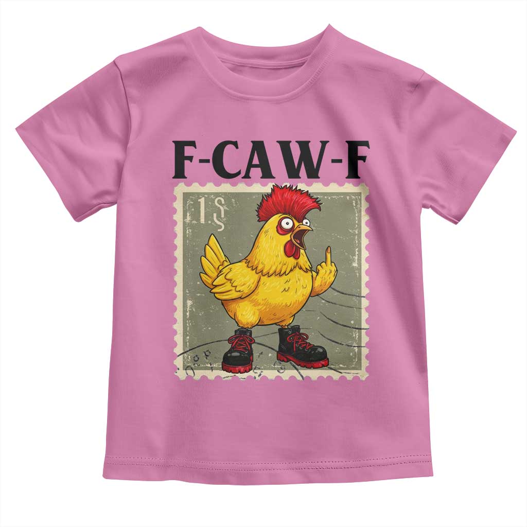 F Caw F Screaming Chicken Toddler T Shirt Metal Heavy Punk Rock Music TS10 Azalea Print Your Wear