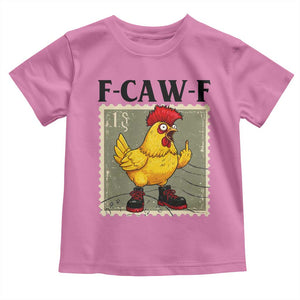 F Caw F Screaming Chicken Toddler T Shirt Metal Heavy Punk Rock Music TS10 Azalea Print Your Wear